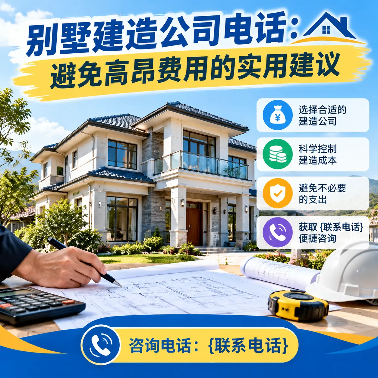 长顺别墅建造公司电话：避免高昂费用的实用建议