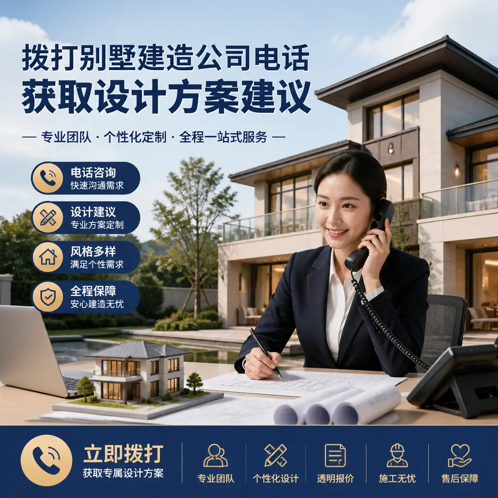 拨打长顺别墅建造公司电话,获取设计方案建议