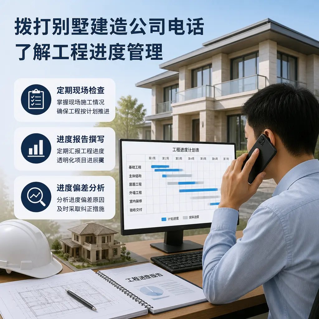 拨打长顺别墅建造公司电话,了解工程进度管理