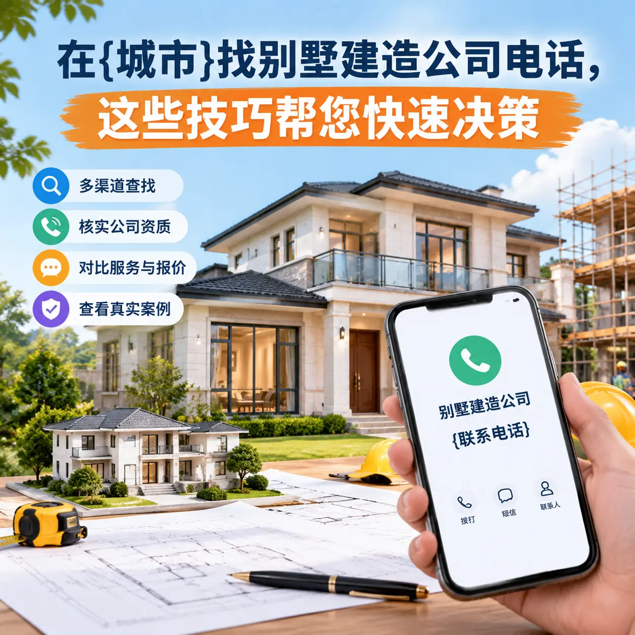 在长顺找别墅建造公司电话,这些技巧帮您快速决策