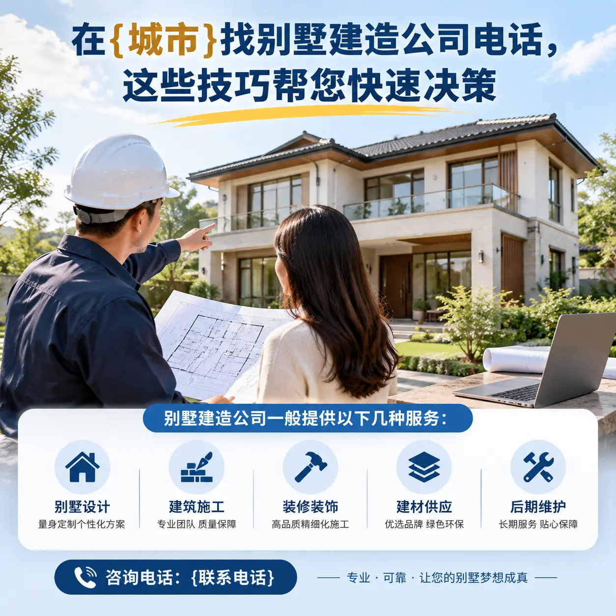 在长顺找别墅建造公司电话,这些技巧帮您快速决策