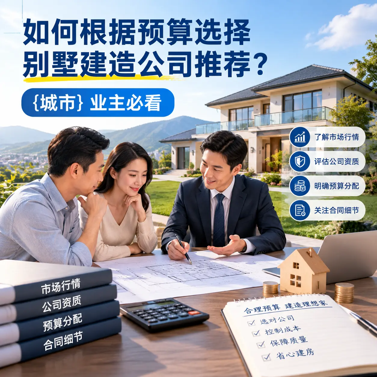 如何根据预算选择别墅建造公司推荐？ 长顺 业主必看