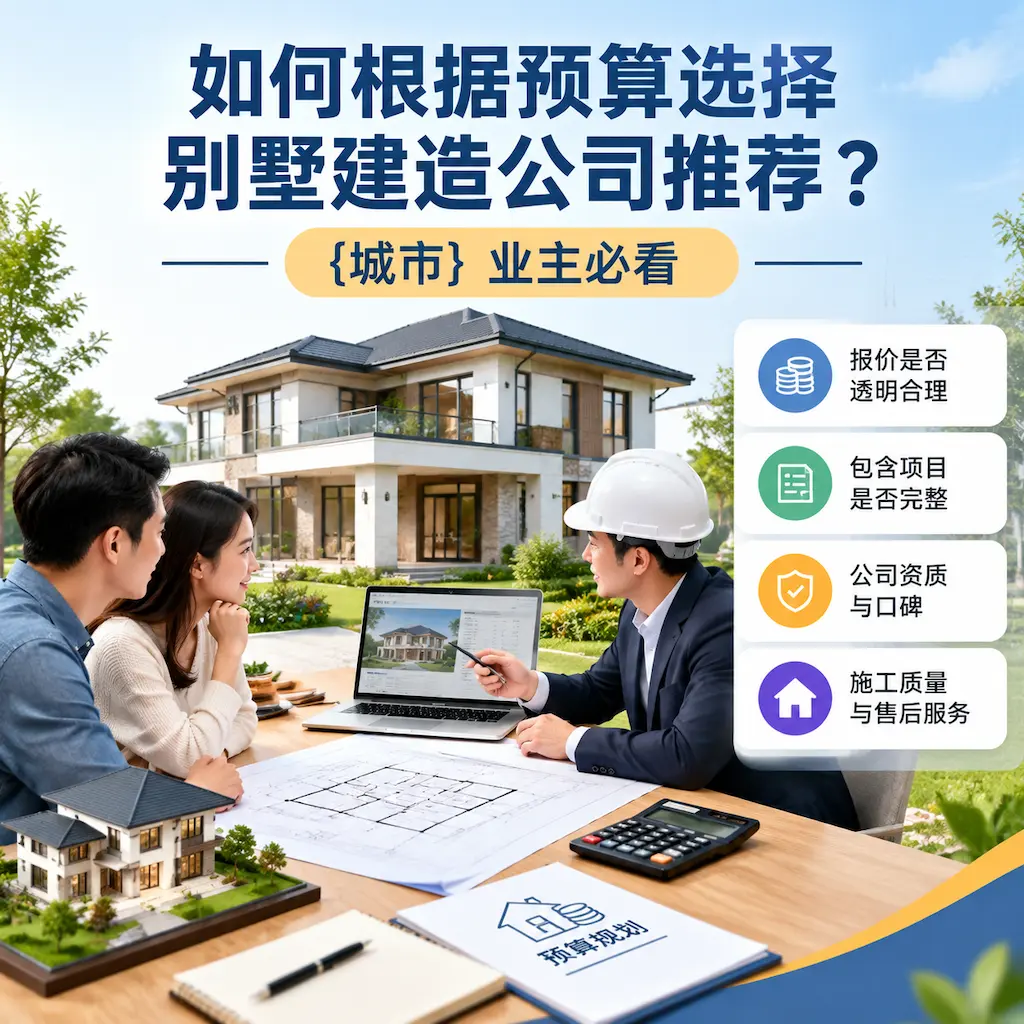 如何根据预算选择别墅建造公司推荐？ 长顺 业主必看