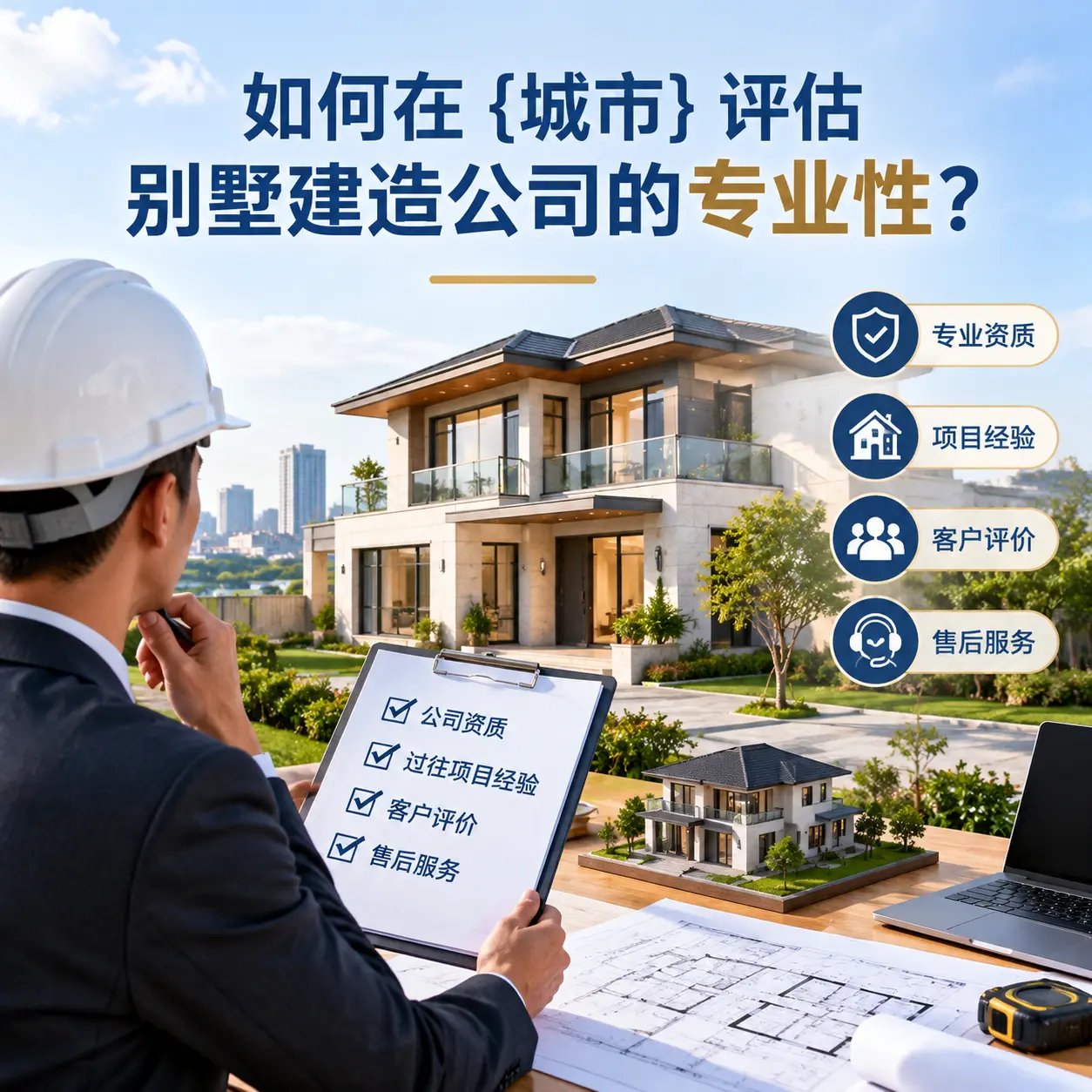 如何在 长顺 评估别墅建造公司的专业性?