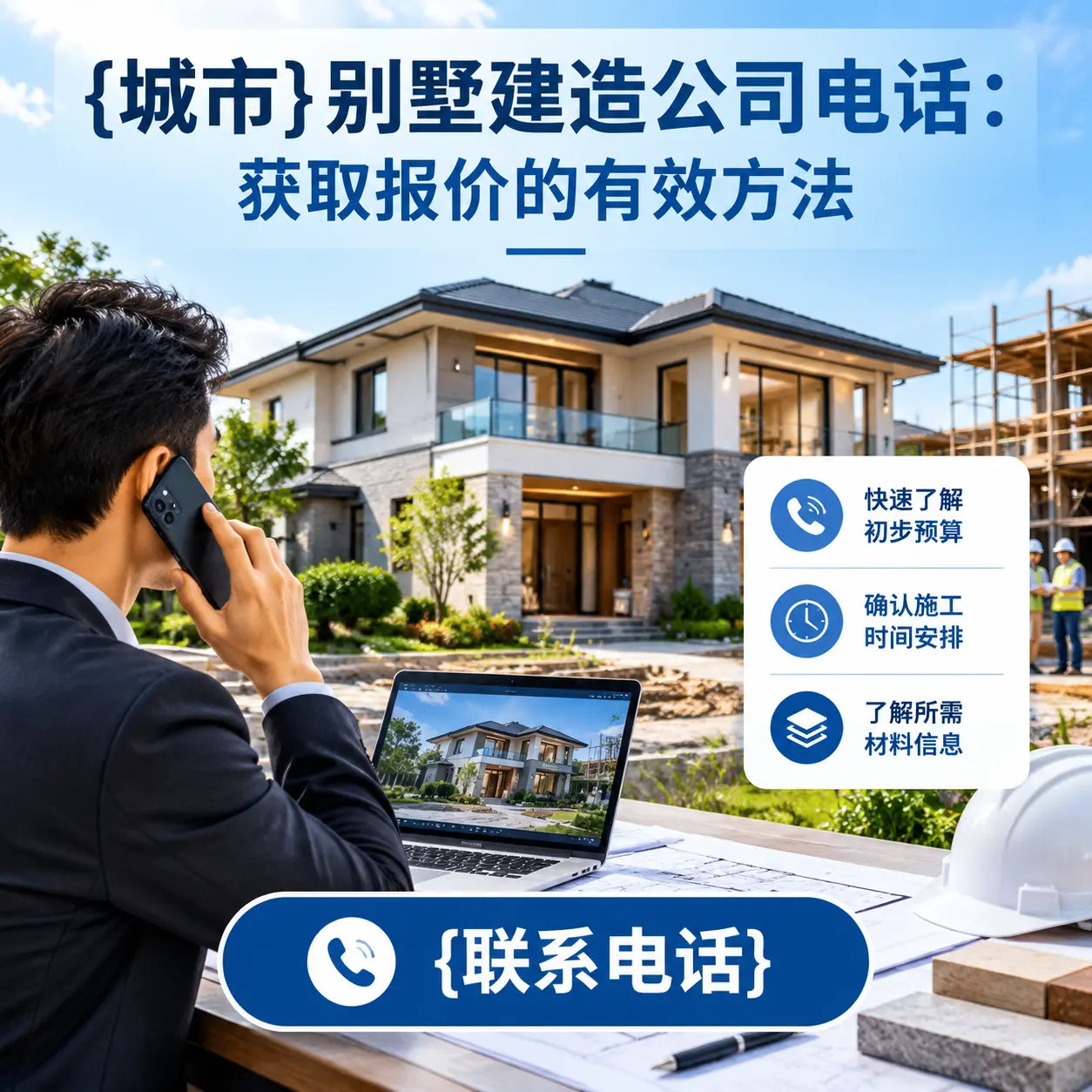 长顺别墅建造公司电话：获取报价的有效方法
